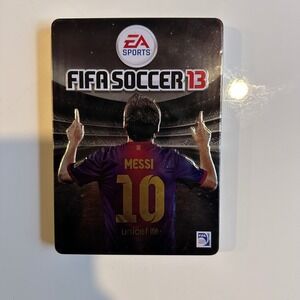 EA Sports FIFA Soccer 13 Xbox 360 Steelbook Case‎ w/ FIFA 14 Game Disc